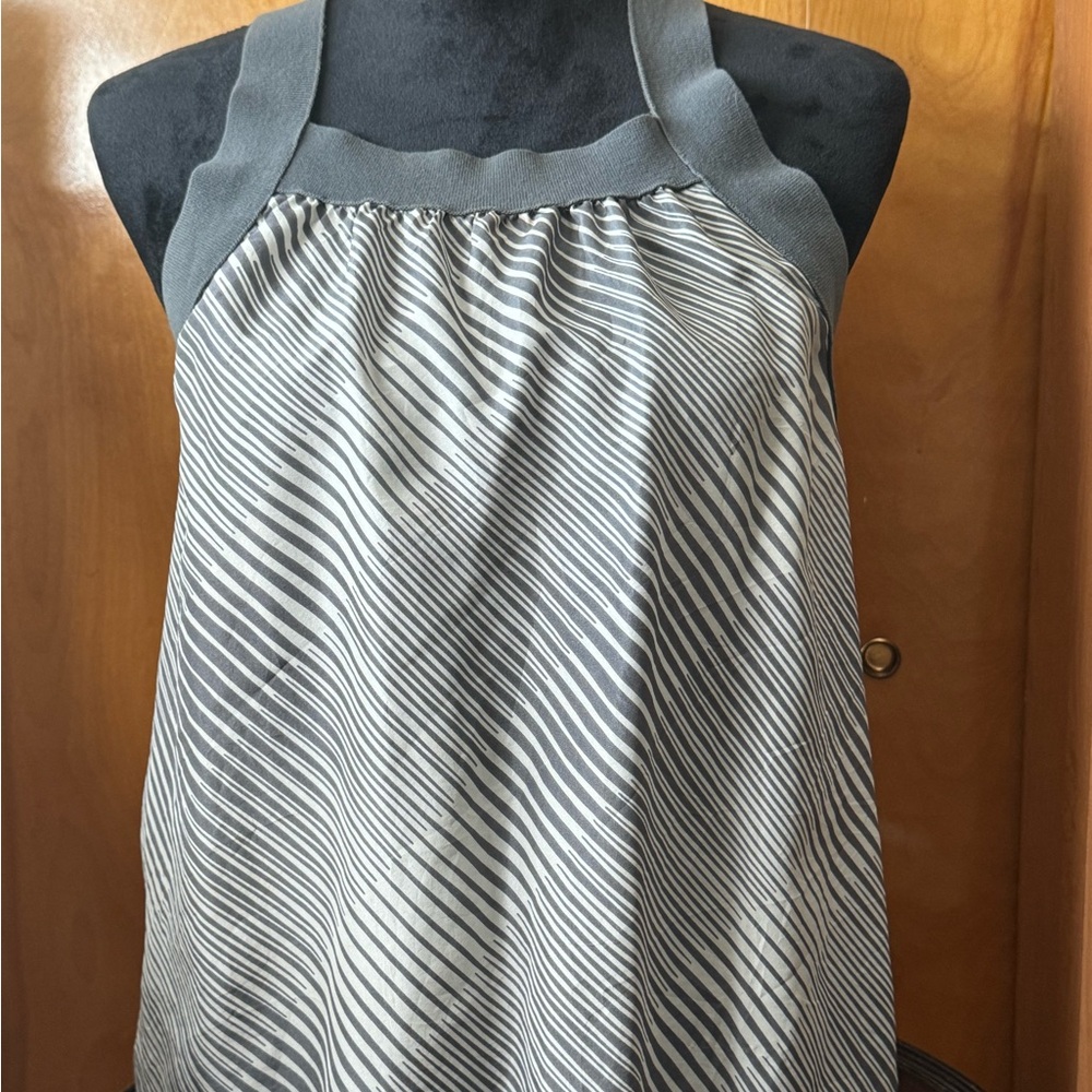 Theory Silk Halter Razorback